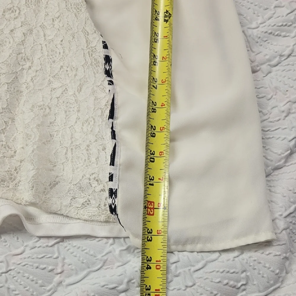 Jealous Tomato Pink and White Slip Dress Lace Detailing